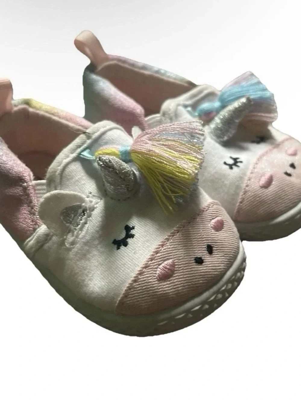 Toddler Girl Unicorn Slip On Sneakers Size 3